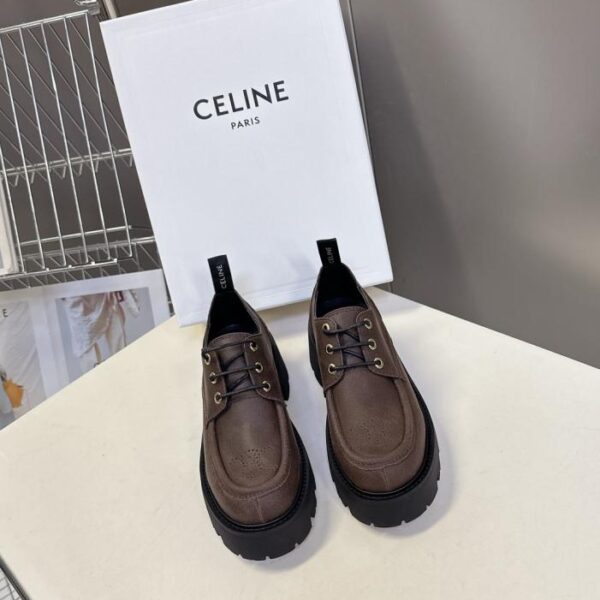replica,schuhe,beste,kaufen,1:1,besten,seiten,Replik,turnschuhe,sneakers CELINEs neueste Herbst- und Winter-Laufsteg-Loafer mit dicker Sohle (LBUEN)