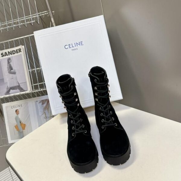 replica,schuhe,beste,kaufen,1:1,besten,seiten,Replik,turnschuhe,sneakers CELINEs neueste Martin-Stiefel im Herbst- und Winter-Laufstegstil (G4KNK)
