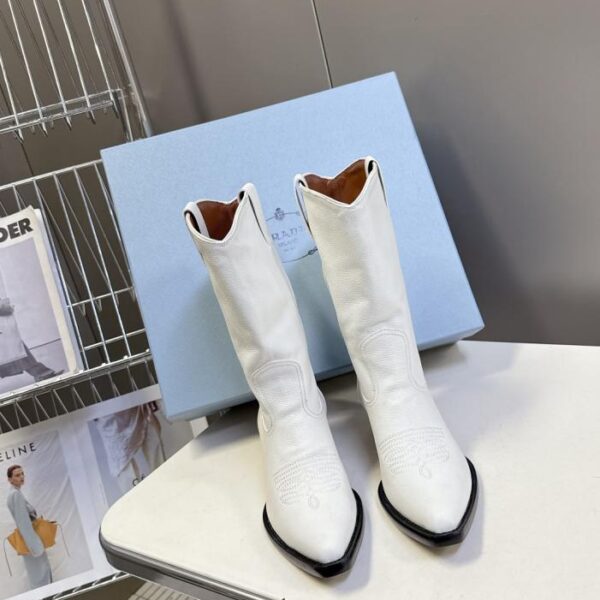 replica,schuhe,beste,kaufen,1:1,besten,seiten,Replik,turnschuhe,sneakers PRADAs neueste Western-Cowboystiefel für Herbst und Winter, Wizard Boots (B9GEY)