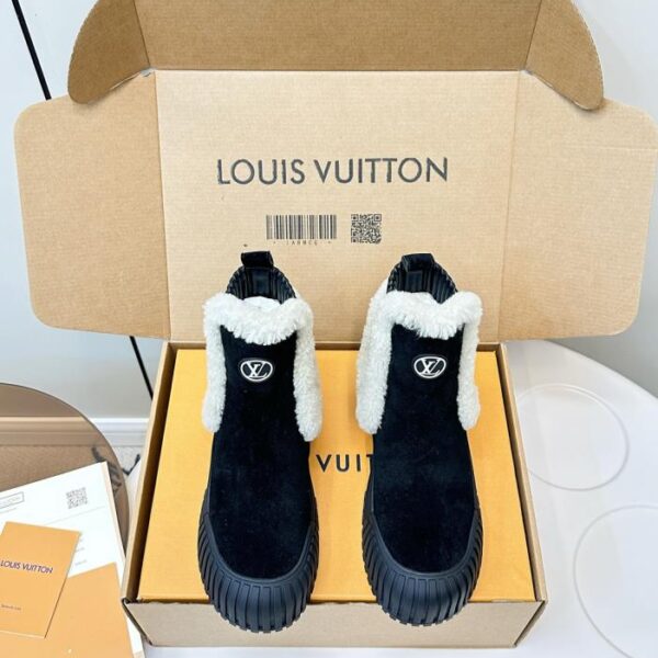 replica,schuhe,beste,kaufen,1:1,besten,seiten,Replik,turnschuhe,sneakers Top-Qualität (offizielle Verpackung) Louis Vuittons trendige Chelsea-Stiefel aus Lammwolle. Neue LV Ruby-Stiefel (AUV7U)