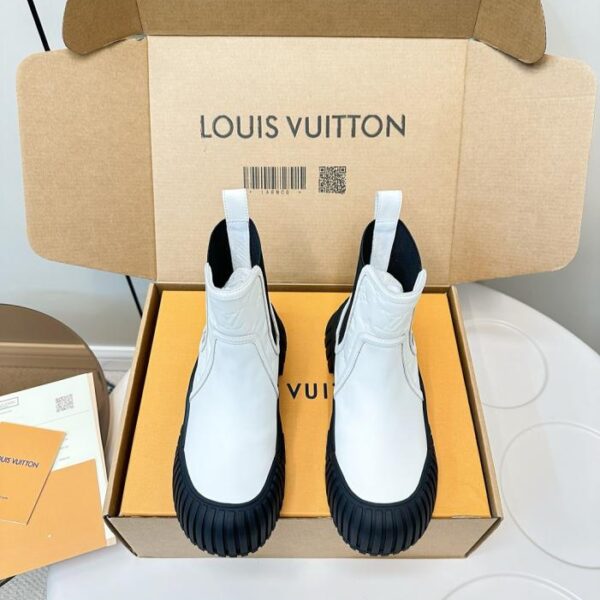 replica,schuhe,beste,kaufen,1:1,besten,seiten,Replik,turnschuhe,sneakers Top-Version LOUIS VUITTON LV klassische Chelsea-Stiefeletten mit Monogrammprägung LV Ruby-Stiefeletten Top-Version (CARQ8)