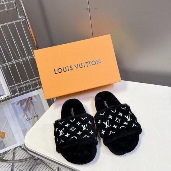 replica,schuhe,beste,kaufen,1:1,besten,seiten,Replik,turnschuhe,sneakers Die neuesten Pelzpantoffeln von Louis Vuitton für Herbst und Winter (S06SP)