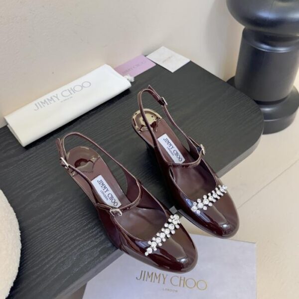 Jimmy Choo Neue Sandalen mit quadratischer Zehenpartie (NYB8U)
