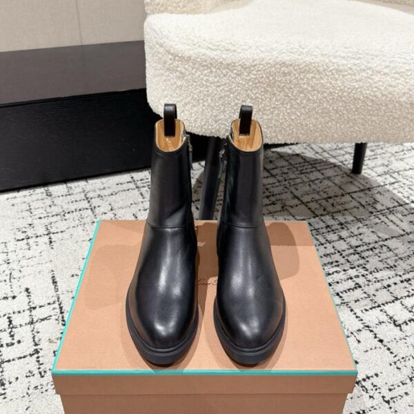 Loro Piana Herbst/Winter Neuheiten Damen Leder Stiefeletten (FJF33)