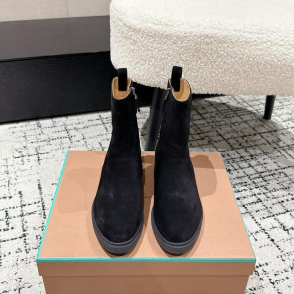 Loro Piana Herbst/Winter Damen Lederstiefeletten (OWMQL)