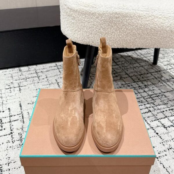 Loro Piana Herbst/Winter Neuheiten Damen Leder Stiefeletten (SBFZ9)