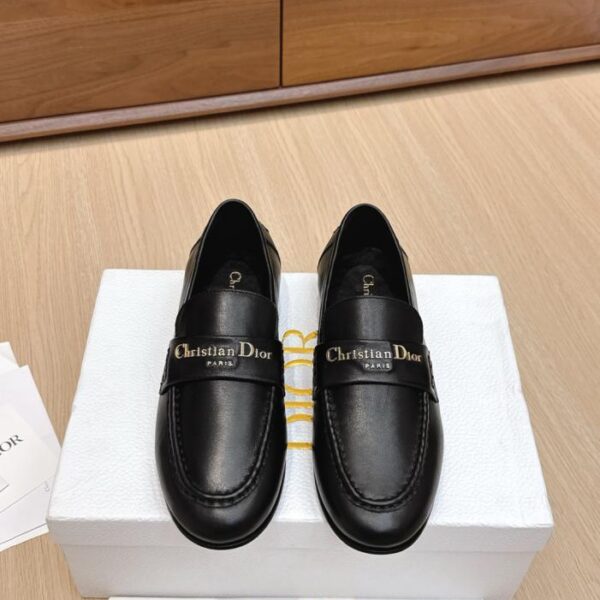replica,schuhe,beste,kaufen,1:1,besten,seiten,Replik,turnschuhe,sneakers Christian Dior flache Slipper mit runder Spitze (9J815)