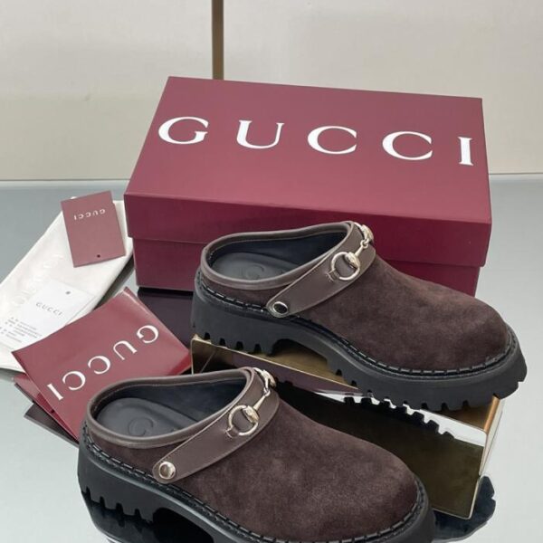 replica,schuhe,beste,kaufen,1:1,besten,seiten,Replik,turnschuhe,sneakers Frühherbst GUCCI Damen Horsebit Mules Neue geriffelte Loafer (88XBM)