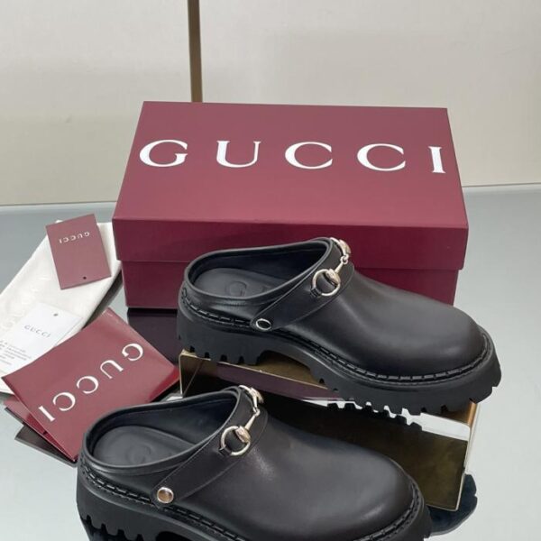replica,schuhe,beste,kaufen,1:1,besten,seiten,Replik,turnschuhe,sneakers Frühherbst GUCCI Damen Horsebit Mules Neue geriffelte Loafer (J3WLU)