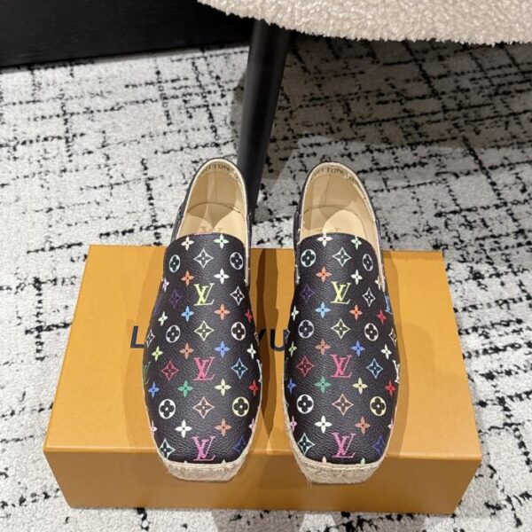 Louis Vuittons neue Fischerschuhe mit Strohstickerei (A79FG)