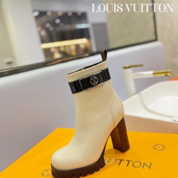 replica,schuhe,beste,kaufen,1:1,besten,seiten,Replik,turnschuhe,sneakers Topversion der LV-Kurzstiefel, Martin-Stiefel aus Vollleder mit dickem High Heel (U4YLZ)