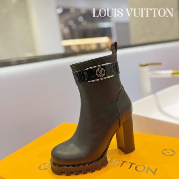 replica,schuhe,beste,kaufen,1:1,besten,seiten,Replik,turnschuhe,sneakers Topversion der LV-Stiefeletten, Martin-Stiefel aus Vollleder mit dickem High Heel (W2YZW)