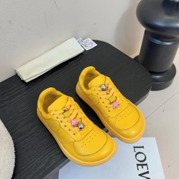 replica,schuhe,beste,kaufen,1:1,besten,seiten,Replik,turnschuhe,sneakers LOEWE Herbst/Winter Paar neue Jambo Sneakers Schnürschuhe Retro British Style weiße Schuhe Freizeitschuhe (JE48C)