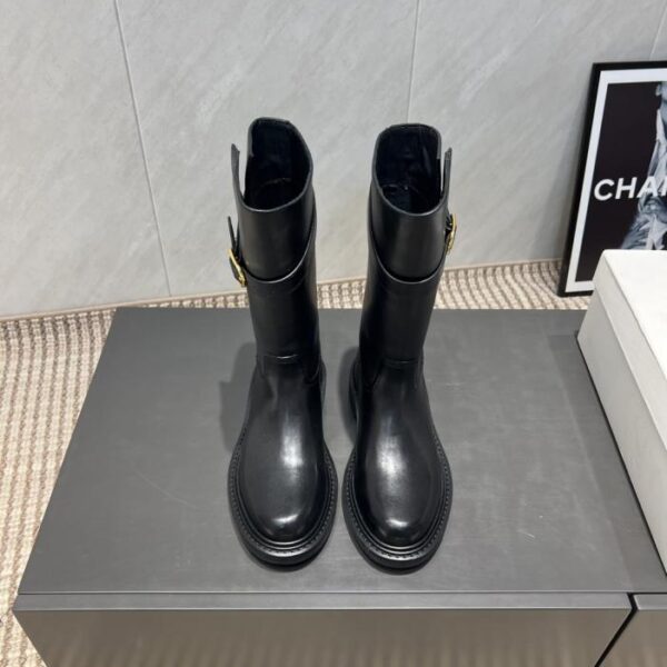 replica,schuhe,beste,kaufen,1:1,besten,seiten,Replik,turnschuhe,sneakers Top-Version der neuesten Martin-Stiefelserie von CELINE für den Frühherbst, runde Zehenpartie, ein Fuß hohe Stiefel (FU2FB)