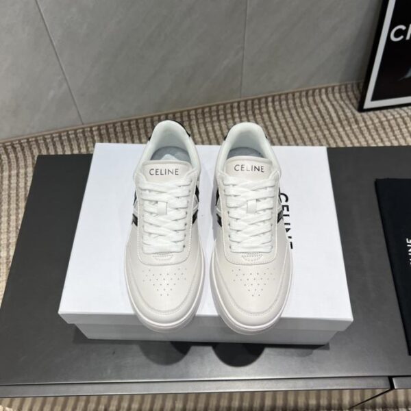 replica,schuhe,beste,kaufen,1:1,besten,seiten,Replik,turnschuhe,sneakers Top-Version der neuesten Casual-Serie der CELlNE Paris Fashion Show [Freizeitschuhe mit Schnürung und dünner Sohle im Farbblockdesign] (7L0PE)
