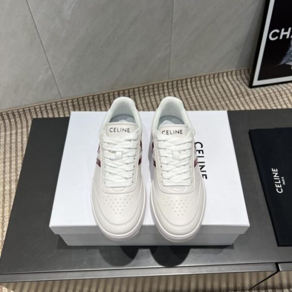 replica,schuhe,beste,kaufen,1:1,besten,seiten,Replik,turnschuhe,sneakers Top-Version der neuesten Casual-Serie der CELlNE Paris Fashion Show [Freizeitschuhe mit Schnürung und dünner Sohle im Farbblockdesign] (QDSIP)