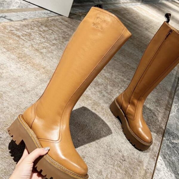 replica,schuhe,beste,kaufen,1:1,besten,seiten,Replik,turnschuhe,sneakers Celine Herbst/Winter Neuankömmlinge Retro Plateaustiefel (DD2S1)