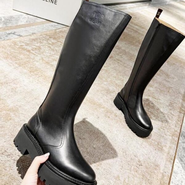 replica,schuhe,beste,kaufen,1:1,besten,seiten,Replik,turnschuhe,sneakers Celine Herbst/Winter Neue Ankunft Retro Plateaustiefel (M84H9)