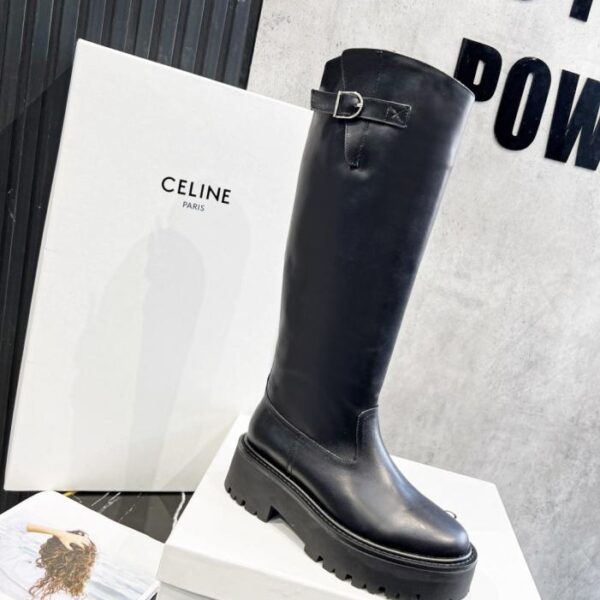 replica,schuhe,beste,kaufen,1:1,besten,seiten,Replik,turnschuhe,sneakers Celine Herbst/Winter Neuheit Retro Plateaustiefel (1O8VO)