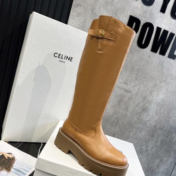 replica,schuhe,beste,kaufen,1:1,besten,seiten,Replik,turnschuhe,sneakers Celine Herbst/Winter Neuankömmlinge Retro Plateaustiefel (8RH)