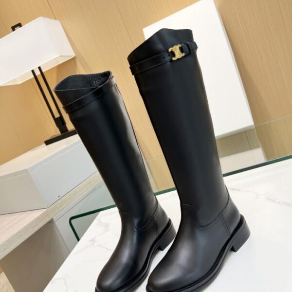 replica,schuhe,beste,kaufen,1:1,besten,seiten,Replik,turnschuhe,sneakers Celine Herbst/Winter Neue Ankunft Retro Plateaustiefel (T98O2)