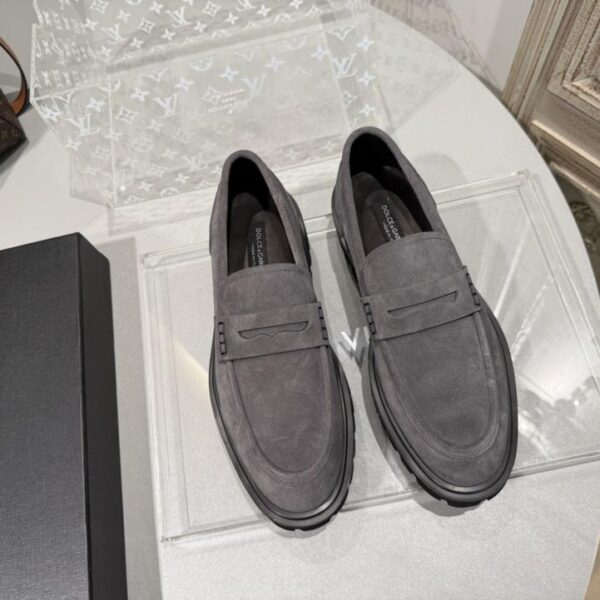 DG Top Fashion Casual Lederschuhe LOGO Original Gear Außensohle (38,46 Sonderanfertigung) (FI3RL)