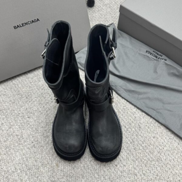 replica,schuhe,beste,kaufen,1:1,besten,seiten,Replik,turnschuhe,sneakers Dark Knight BALENCIAGA Frühes Frühjahr Martin Stiefel (98HC9)