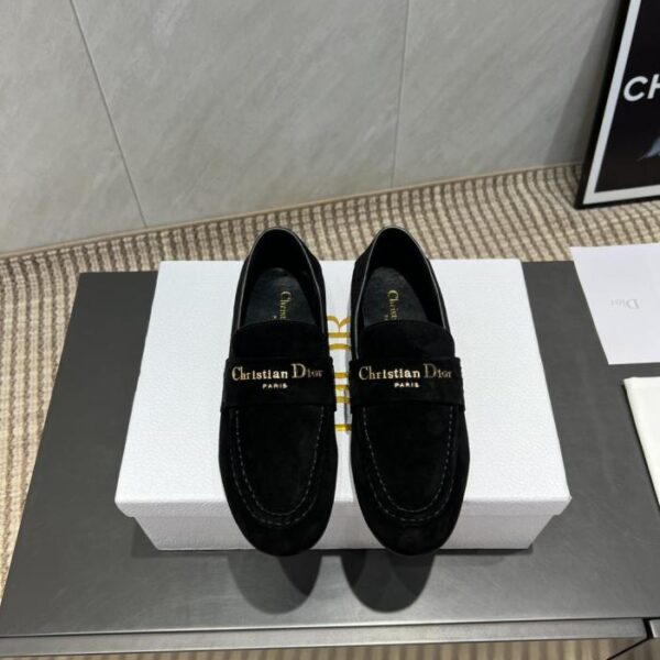 Top-Version der neuesten flachen Loafer mit Buchstabenschnalle von Dior (KVYW4)