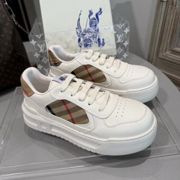 replica,schuhe,beste,kaufen,1:1,besten,seiten,Replik,turnschuhe,sneakers Burberry Freizeitschuhe im britischen Stil mit dicker Sohle und Karomuster, neue Saison (38. (LFQAP)