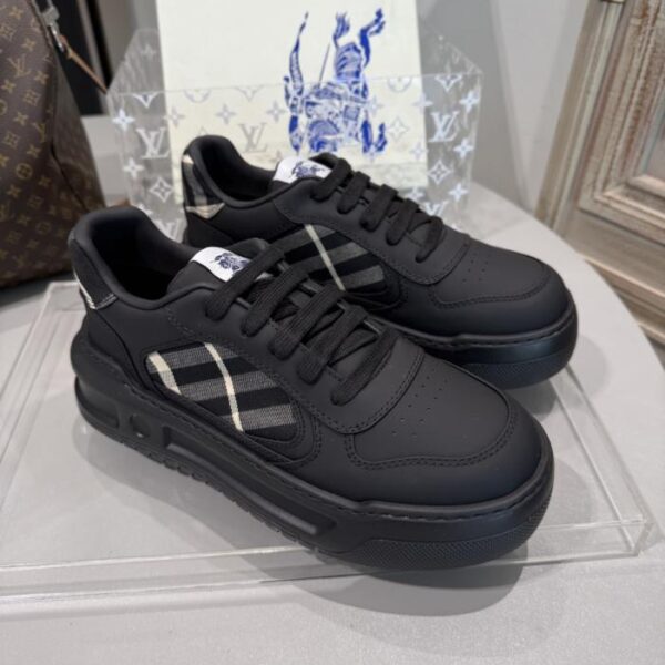 replica,schuhe,beste,kaufen,1:1,besten,seiten,Replik,turnschuhe,sneakers Burberry Freizeitschuhe im britischen Stil mit dicker Sohle und Karomuster, neue Saison (38. (ORKRO)