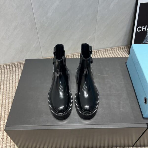replica,schuhe,beste,kaufen,1:1,besten,seiten,Replik,turnschuhe,sneakers Top-Version PRADA Frühherbst neue elastische Stiefeletten mit runder Spitze (R4MI6)