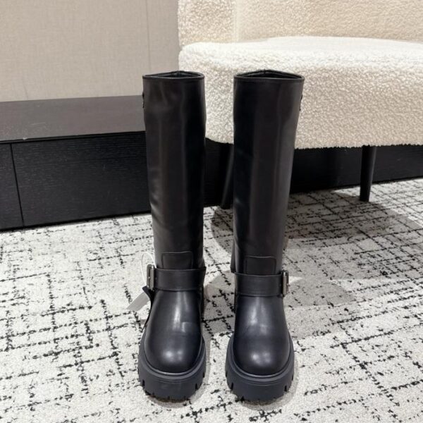 replica,schuhe,beste,kaufen,1:1,besten,seiten,Replik,turnschuhe,sneakers Topversion der klassischen Slip-On-Stiefel mit Dreieckslogo von PRADA (6YA2Y)