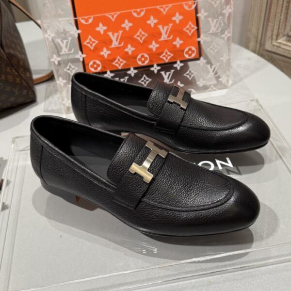 HERMES hochwertige Herrenlederschuhe (5IZBW)