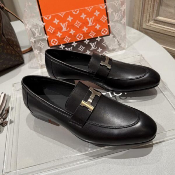 HERMES hochwertige Herrenlederschuhe (L14DC)