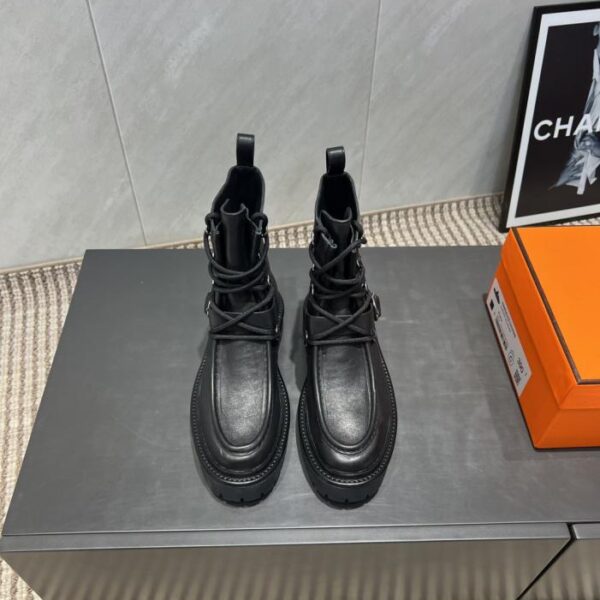 replica,schuhe,beste,kaufen,1:1,besten,seiten,Replik,turnschuhe,sneakers Top-Version von HERME, Herbst und Winter, neue elastische, schlanke, runde Zehen-Kurzstiefel (R76RF)