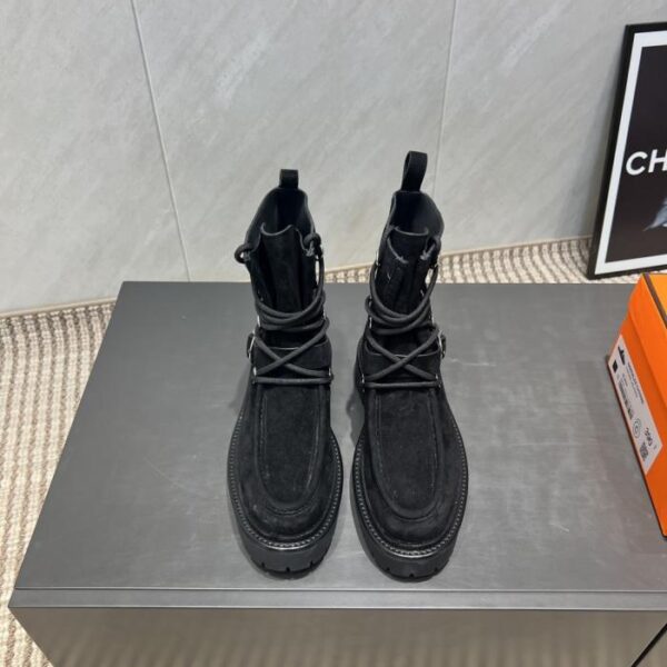 replica,schuhe,beste,kaufen,1:1,besten,seiten,Replik,turnschuhe,sneakers Top-Version von HERME, Herbst und Winter, neue elastische, schlanke, runde Zehen-Kurzstiefel (XCZKE)