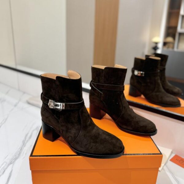 replica,schuhe,beste,kaufen,1:1,besten,seiten,Replik,turnschuhe,sneakers Hermes High-End Hot Girl Kelly Jumping Knight kurze Stiefel Top (7TO1P)