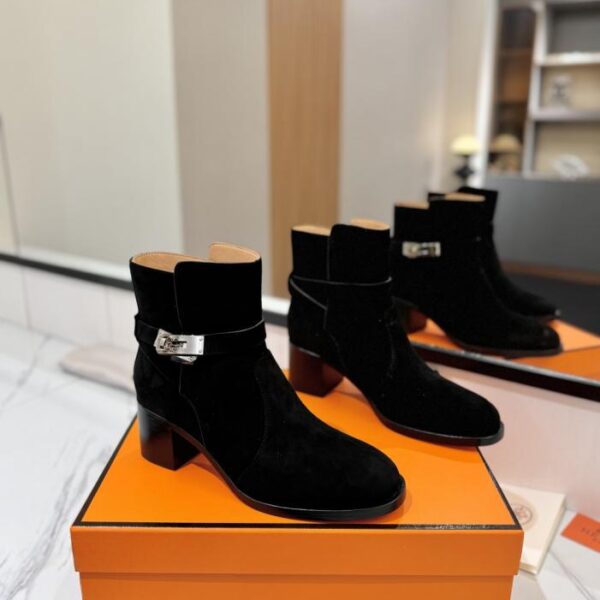 replica,schuhe,beste,kaufen,1:1,besten,seiten,Replik,turnschuhe,sneakers Hermes High-End Hot Girl Kelly Jumping Knight kurze Stiefel Top (I3P2I)