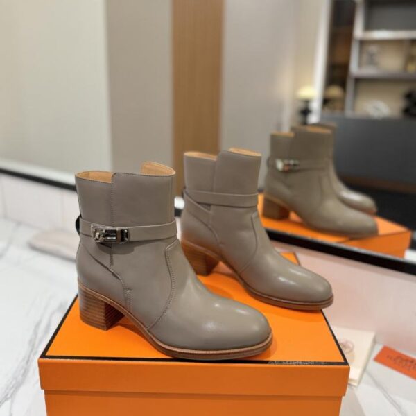replica,schuhe,beste,kaufen,1:1,besten,seiten,Replik,turnschuhe,sneakers Hermes High-End Hot Girl Kelly Jumping Knight kurze Stiefel Top (S62JY)
