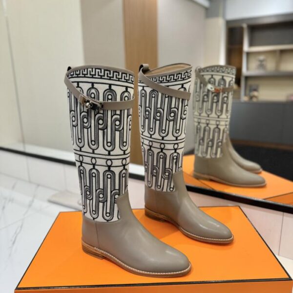 replica,schuhe,beste,kaufen,1:1,besten,seiten,Replik,turnschuhe,sneakers Hermes High-End Hot Girl Kelly Jumping Knight Boots Top (JBHJ8)