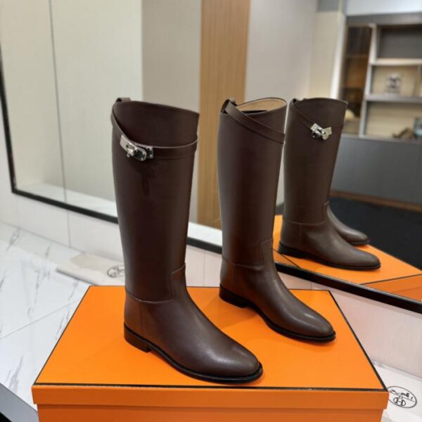 replica,schuhe,beste,kaufen,1:1,besten,seiten,Replik,turnschuhe,sneakers Hermes High-End Hot Girl Kelly Jumping Knight Boots Top (YPMYS)