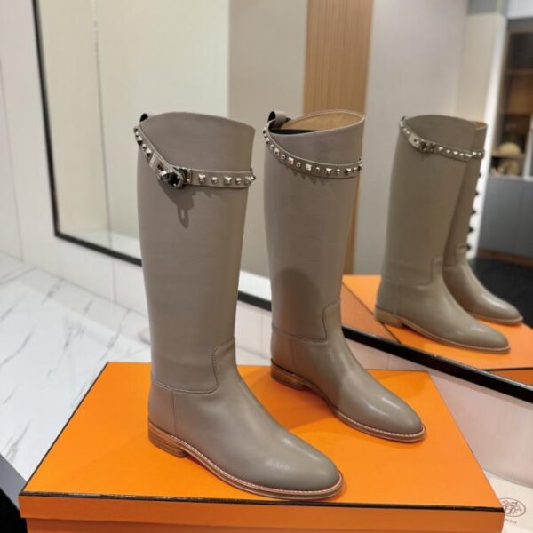 replica,schuhe,beste,kaufen,1:1,besten,seiten,Replik,turnschuhe,sneakers Hermes High-End Hot Girl Kelly Jumping Knight Boots Top (55ZRK)
