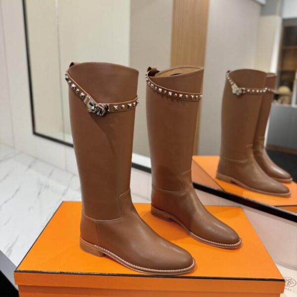 replica,schuhe,beste,kaufen,1:1,besten,seiten,Replik,turnschuhe,sneakers Hermes High-End Gal Kelly Springritterstiefel Top (86CKG)