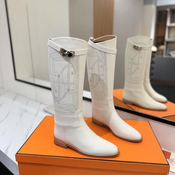 replica,schuhe,beste,kaufen,1:1,besten,seiten,Replik,turnschuhe,sneakers Hermes High-End Hot Girl Kelly Jumping Knight Boots Top (R9GGY)