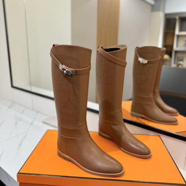 replica,schuhe,beste,kaufen,1:1,besten,seiten,Replik,turnschuhe,sneakers Hermes High-End Hot Girl Kelly Jumping Knight Boots Top (RJL0R)