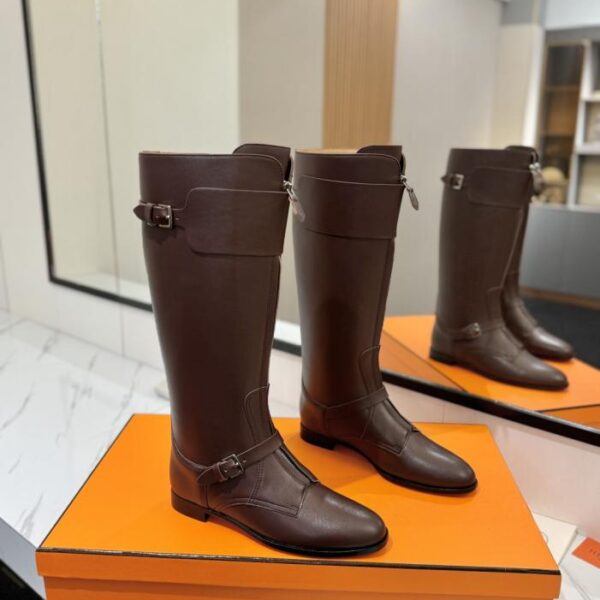 replica,schuhe,beste,kaufen,1:1,besten,seiten,Replik,turnschuhe,sneakers Hermes Premium Hot Girl Bikerstiefel aus Kalbsleder (3EWRV)