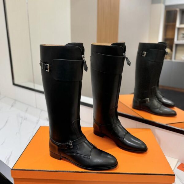 replica,schuhe,beste,kaufen,1:1,besten,seiten,Replik,turnschuhe,sneakers Hermes High-End Spice Kalbsleder Bikerstiefel (CAN6C)