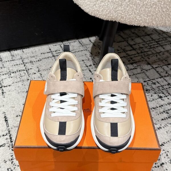 replica,schuhe,beste,kaufen,1:1,besten,seiten,Replik,turnschuhe,sneakers Hochwertige, lässige Hermes Loop-Sneaker mit Plateausohle (VN0AX)