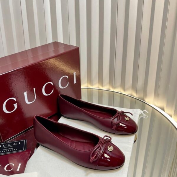 replica,schuhe,beste,kaufen,1:1,besten,seiten,Replik,turnschuhe,sneakers GUCCI Doppel G Ballerinas (4F49G)