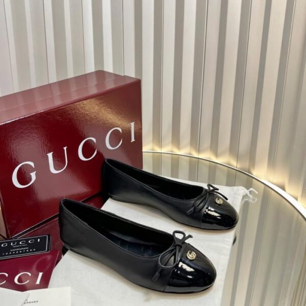 replica,schuhe,beste,kaufen,1:1,besten,seiten,Replik,turnschuhe,sneakers GUCCI Doppel-G-Ballerinas mit flachem Schaft (89GVF)